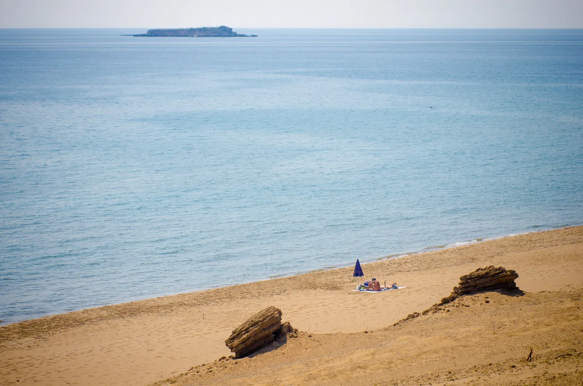 Issos Beach, Argyrades, Ionian Islands, Greece — 2