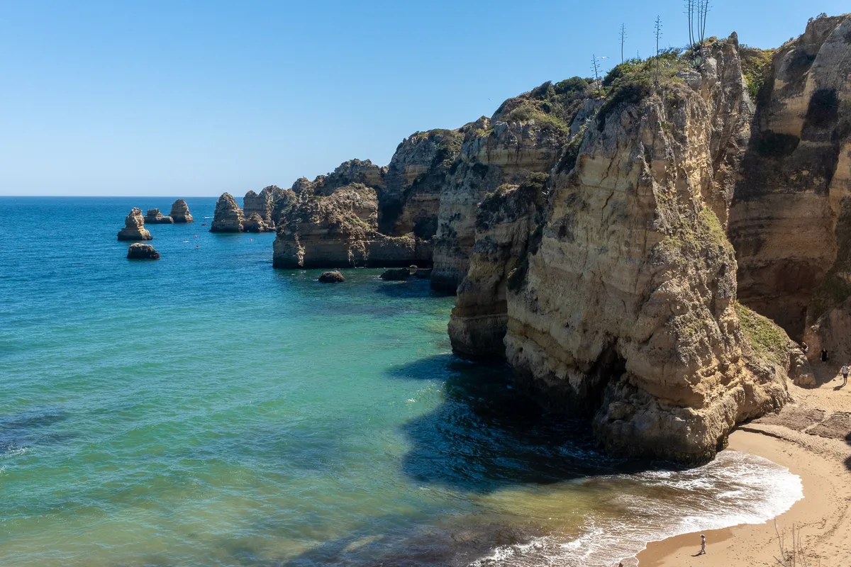 Plage de Dona Ana, Lagos, Portuguese Atlantic, Portugal