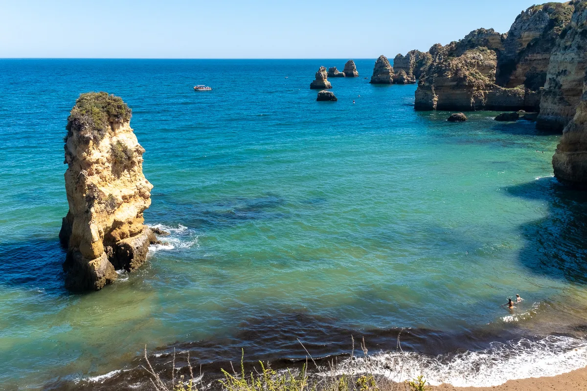 Plage de Dona Ana, Lagos, Portuguese Atlantic, Portugal — 4