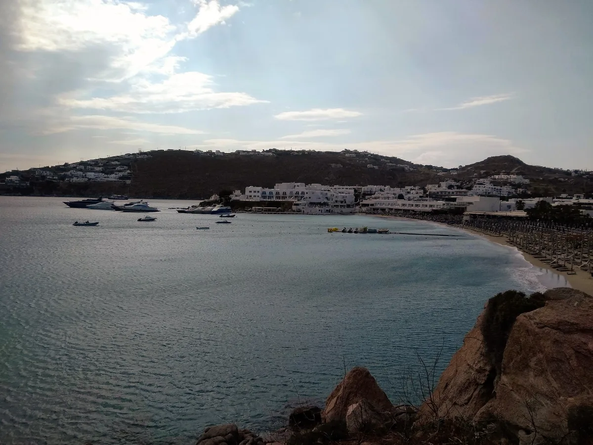 Plage de Paraga, Cyclades, Grèce — 4