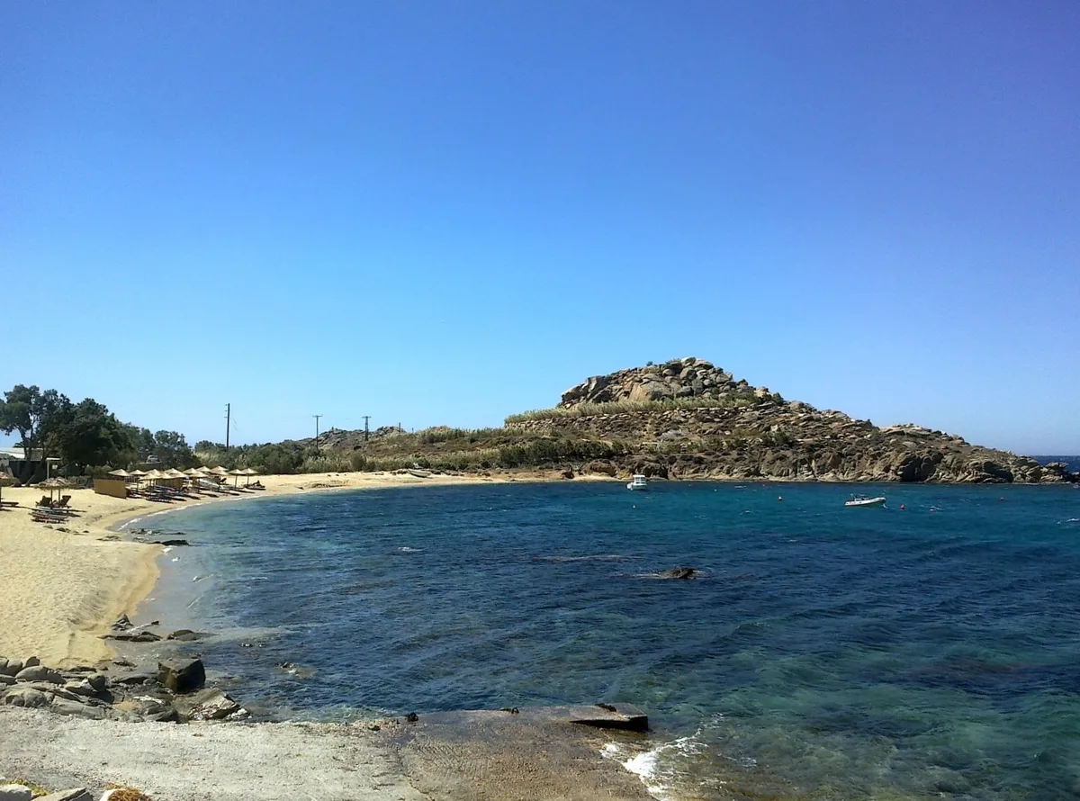 Plage de Paraga, Cyclades, Grèce — 2