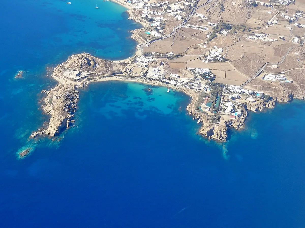 Plage de Paraga, Cyclades, Grèce