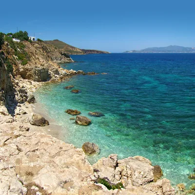 Piso Livadi-Strand, Marpissa, Cyclades, Griechenland — 2