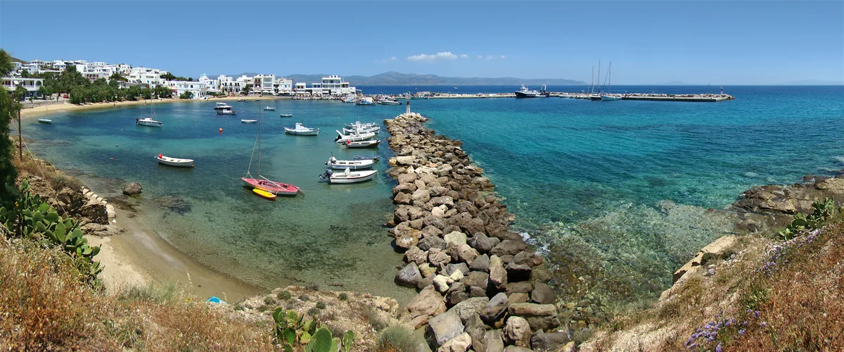 Piso Livadi-Strand, Marpissa, Cyclades, Griechenland