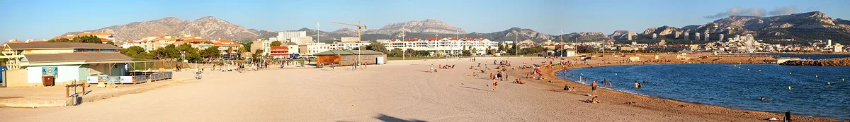 Plage du Prado, Marseille, Provence-Alpes-Côte d'Azur, France — 2