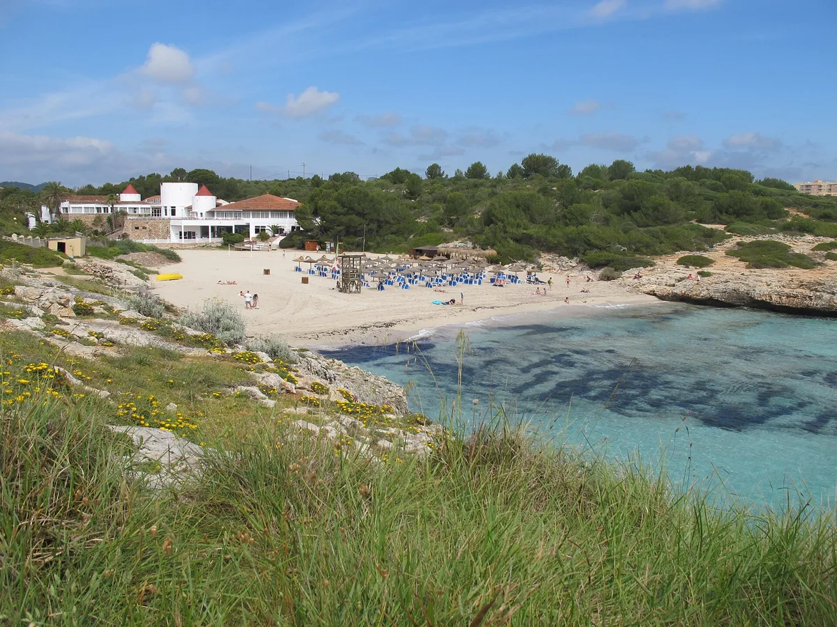 Plage de Cala Domingos, Manacor, Balearic Islands, Espagne — 5