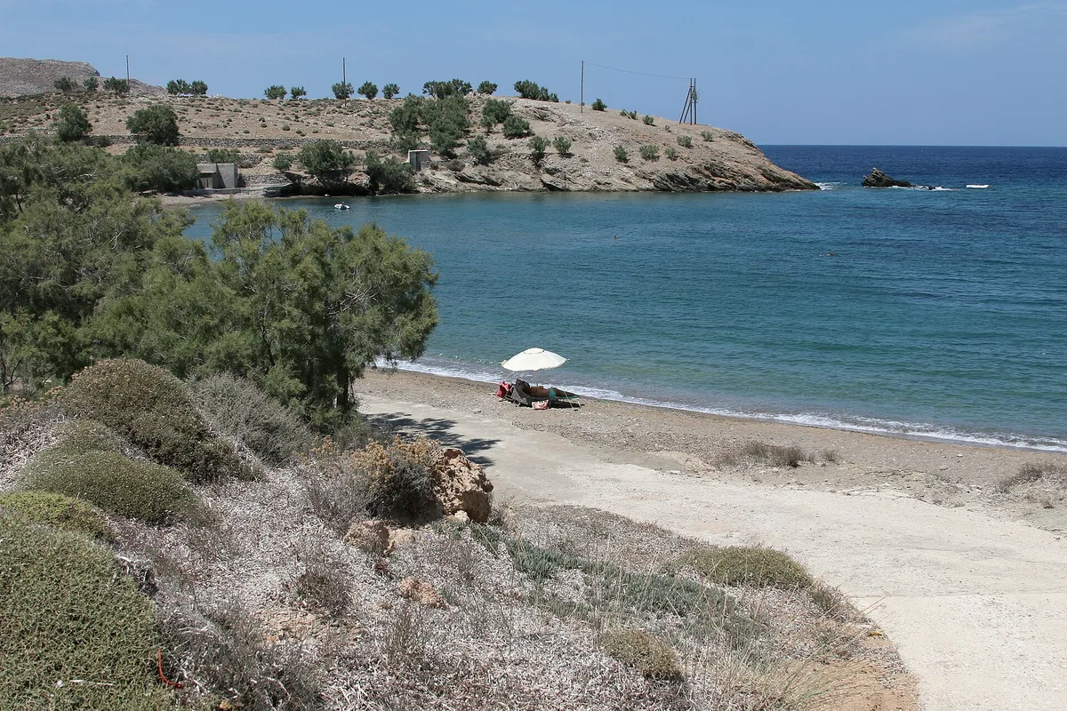 Plage de Livadi, Folegandros, Cyclades, Grèce — 6