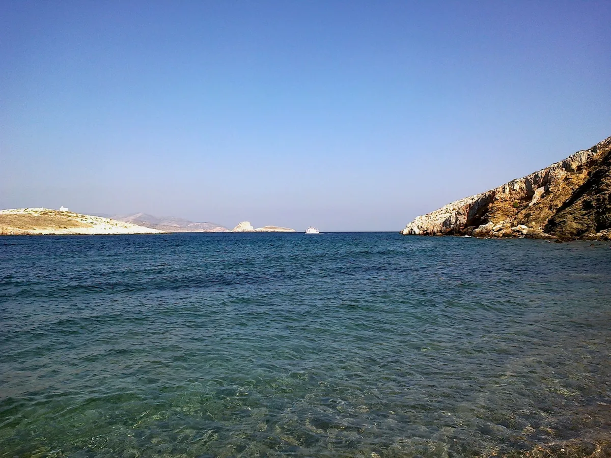 Plage de Livadi, Folegandros, Cyclades, Grèce — 3