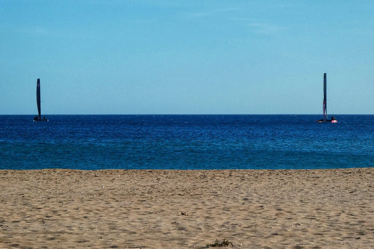 Plage de Meia Praia, Lagos, Portuguese Atlantic, Portugal — 4