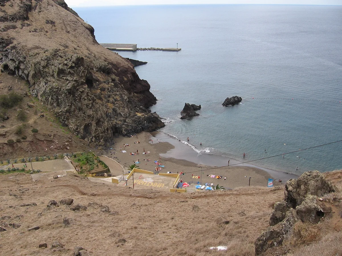 Plage de Prainha, Machico, Madeira Archipelago, Portugal — 3