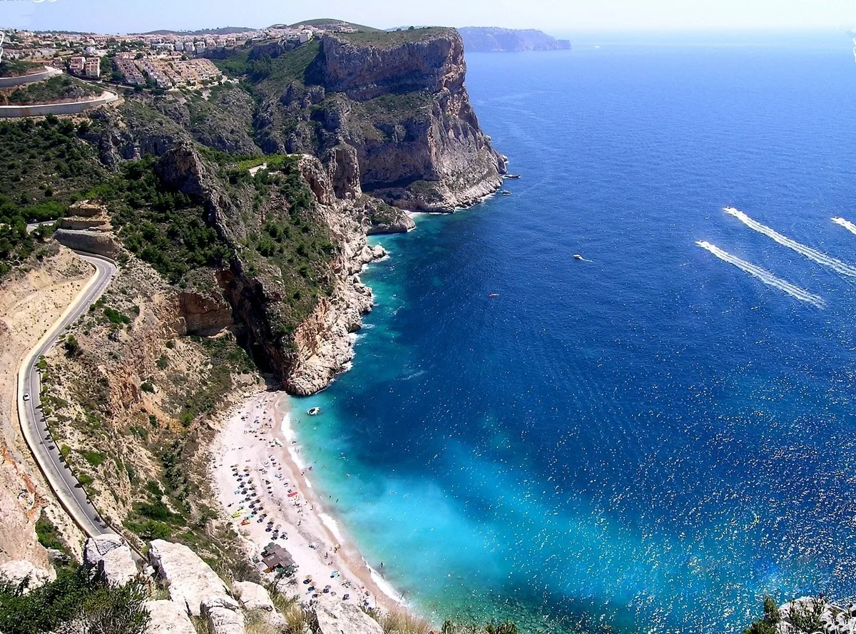 Moraig Beach, el Poble Nou de Benitatxell, Costa Blanca, Spain — 2