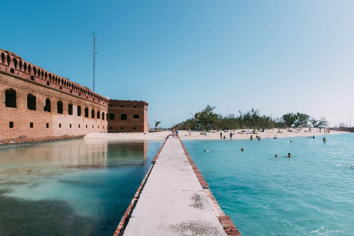 Plage de Fort Jefferson, Monroe County / Dry Tortugas National Park, Florida Keys, États-Unis — 4
