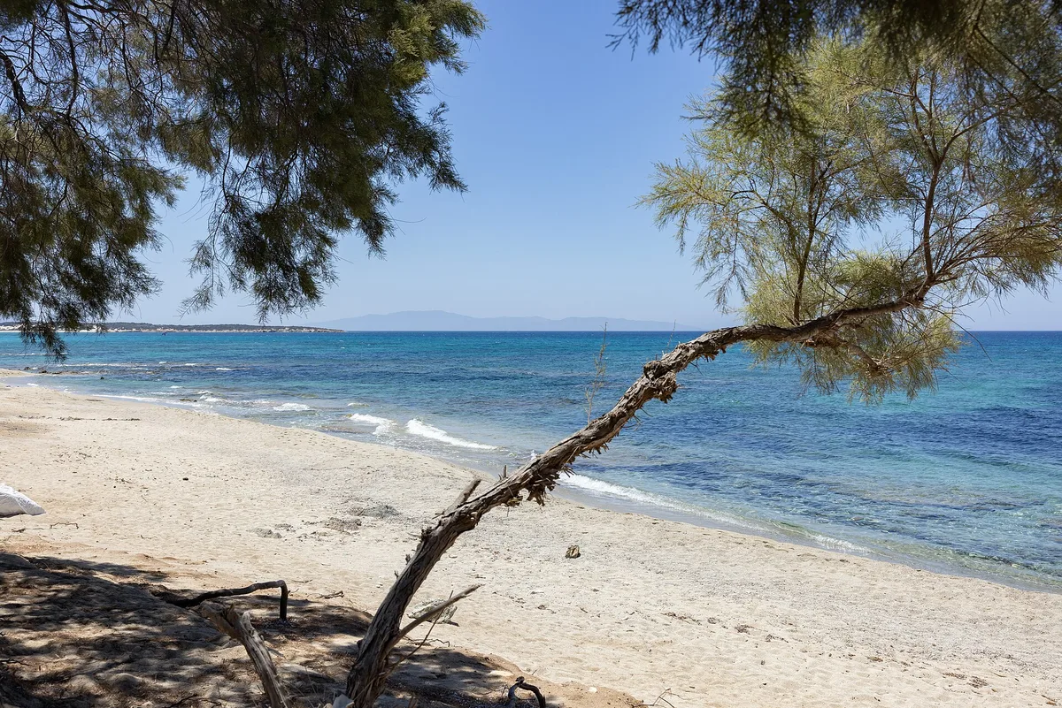 Plage de Kastraki, Cyclades, Grèce — 2