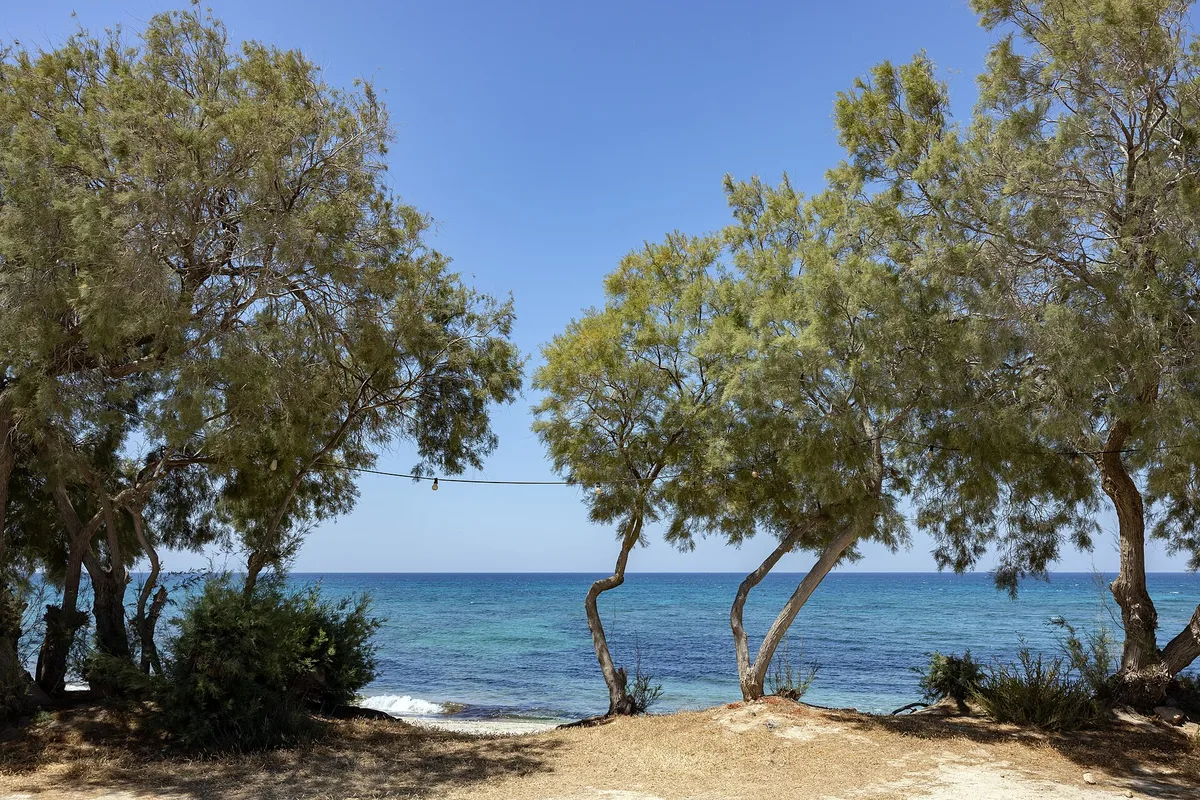 Plage de Kastraki, Cyclades, Grèce — 3
