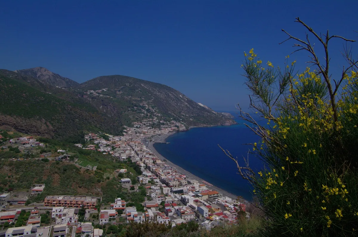 Plage de Canneto, Lipari, Sicily, Italie — 2