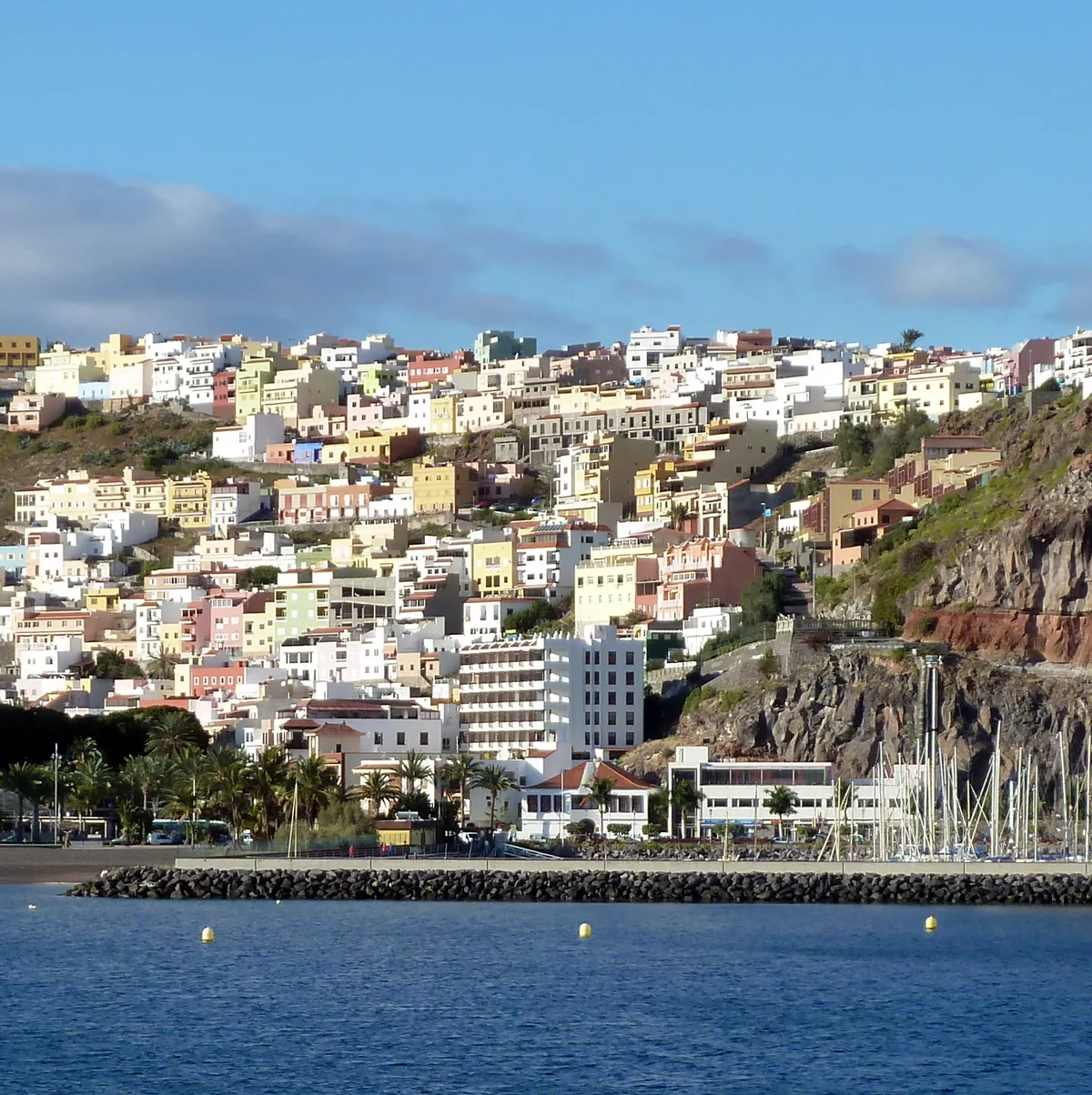 Plage de San Sebastián, San Sebastián de La Gomera, Canary Islands, Espagne — 2