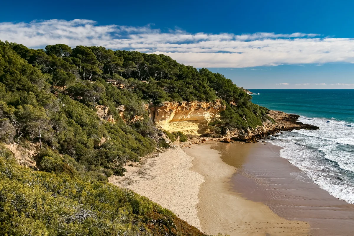 Cala Fonda, Tarragona, Catalonia, España — 2