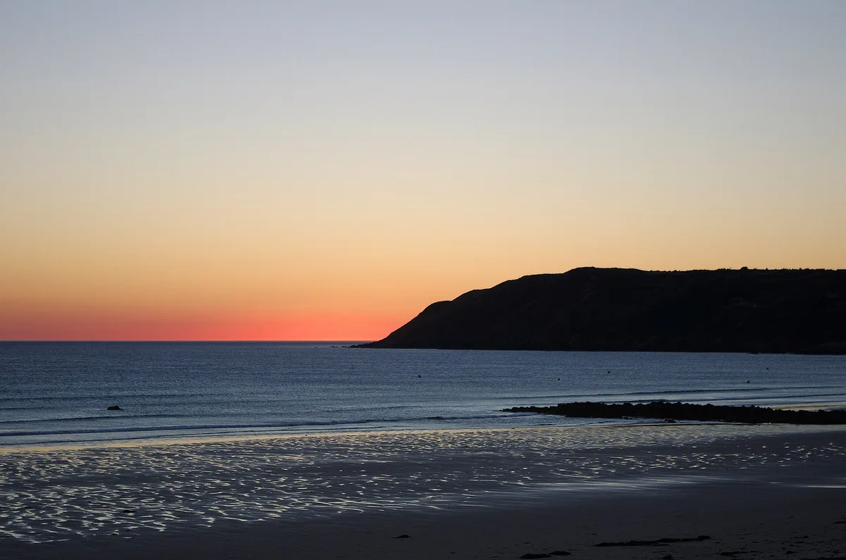 Sciotot Beach, Les Pieux, Normandie, France — 2
