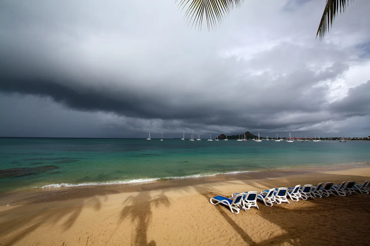 Plage de Reduit, Gros Islet, Lesser Antilles, Saint Lucia — 2