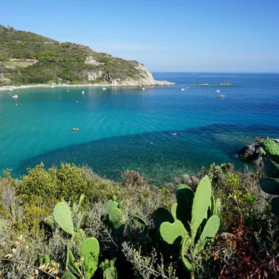 Plage de Seccheto, Campo nell'Elba, Tuscany, Italie — 4