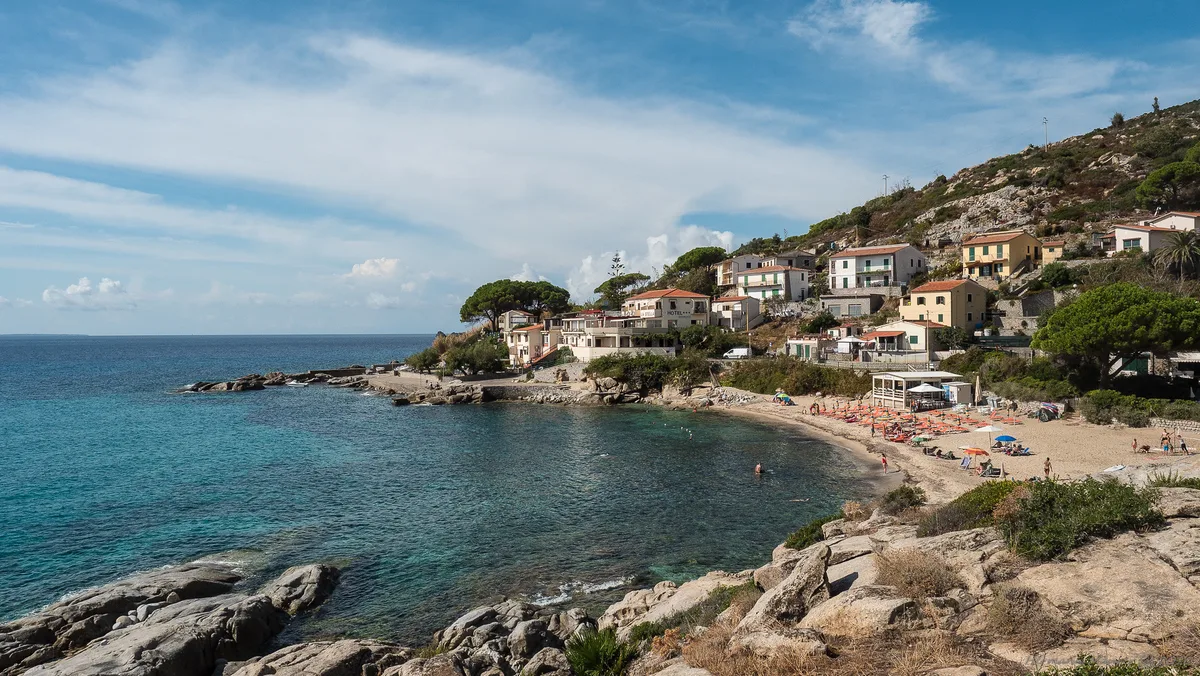 Plage de Seccheto, Campo nell'Elba, Tuscany, Italie