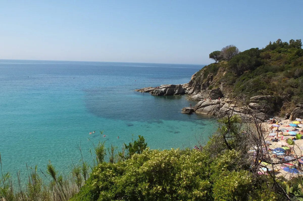 Plage de Seccheto, Campo nell'Elba, Tuscany, Italie — 3