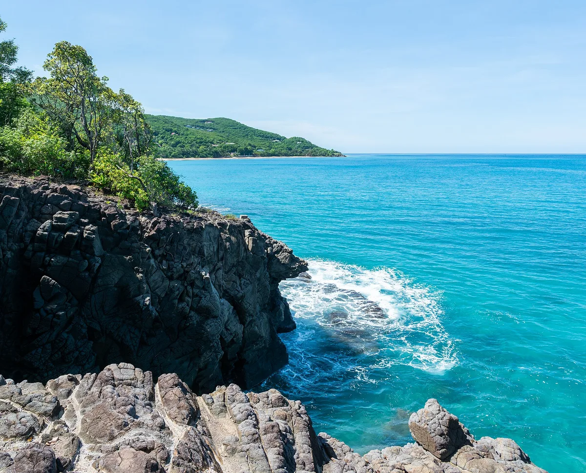 Caraïbe-Strand, Pointe-Noire, Guadeloupe, Frankreich — 5