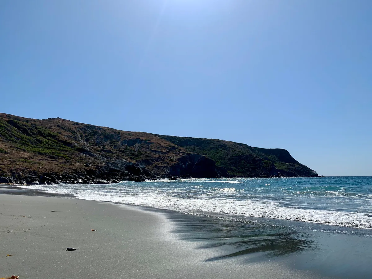 Playa de Shark Harbor, Los Angeles, California Islands, Estados Unidos — 3