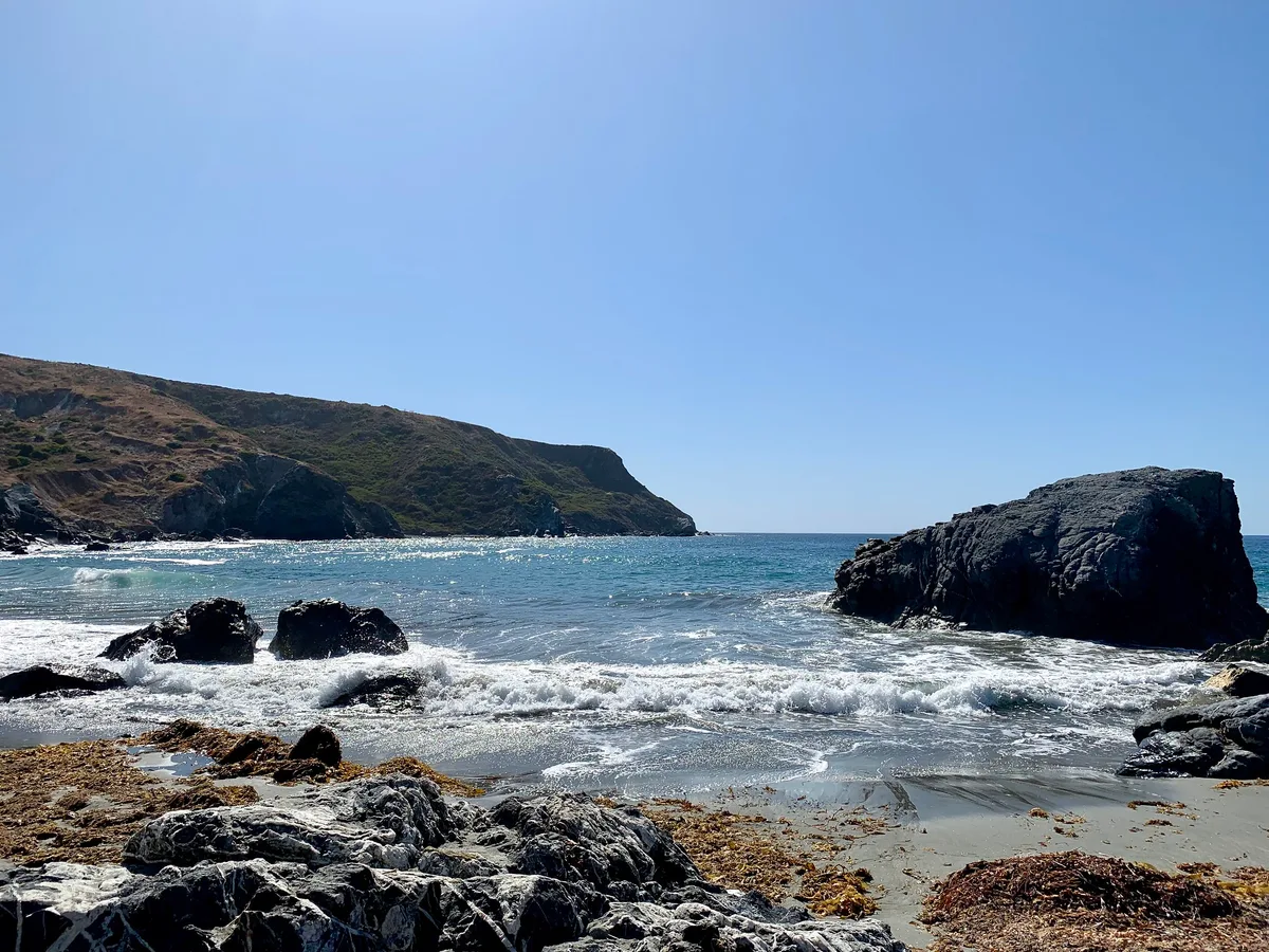 Playa de Shark Harbor, Los Angeles, California Islands, Estados Unidos — 2