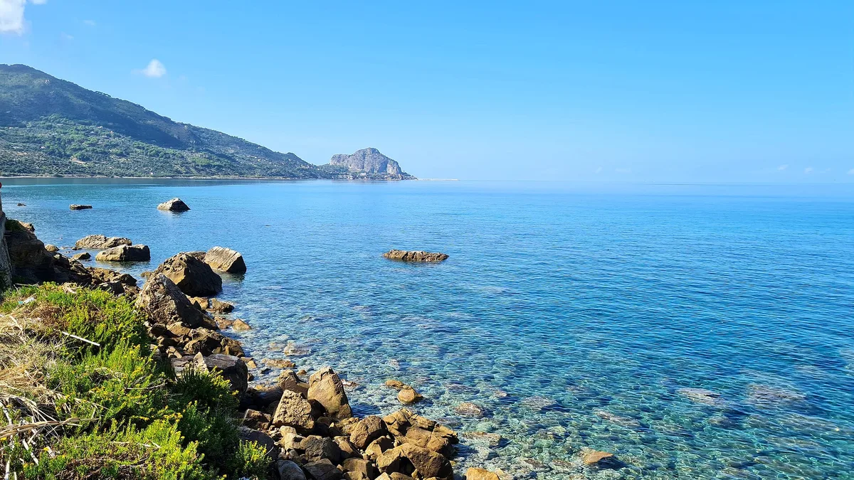 Plage de Nunziatina, Cefalù, Sicily, Italie