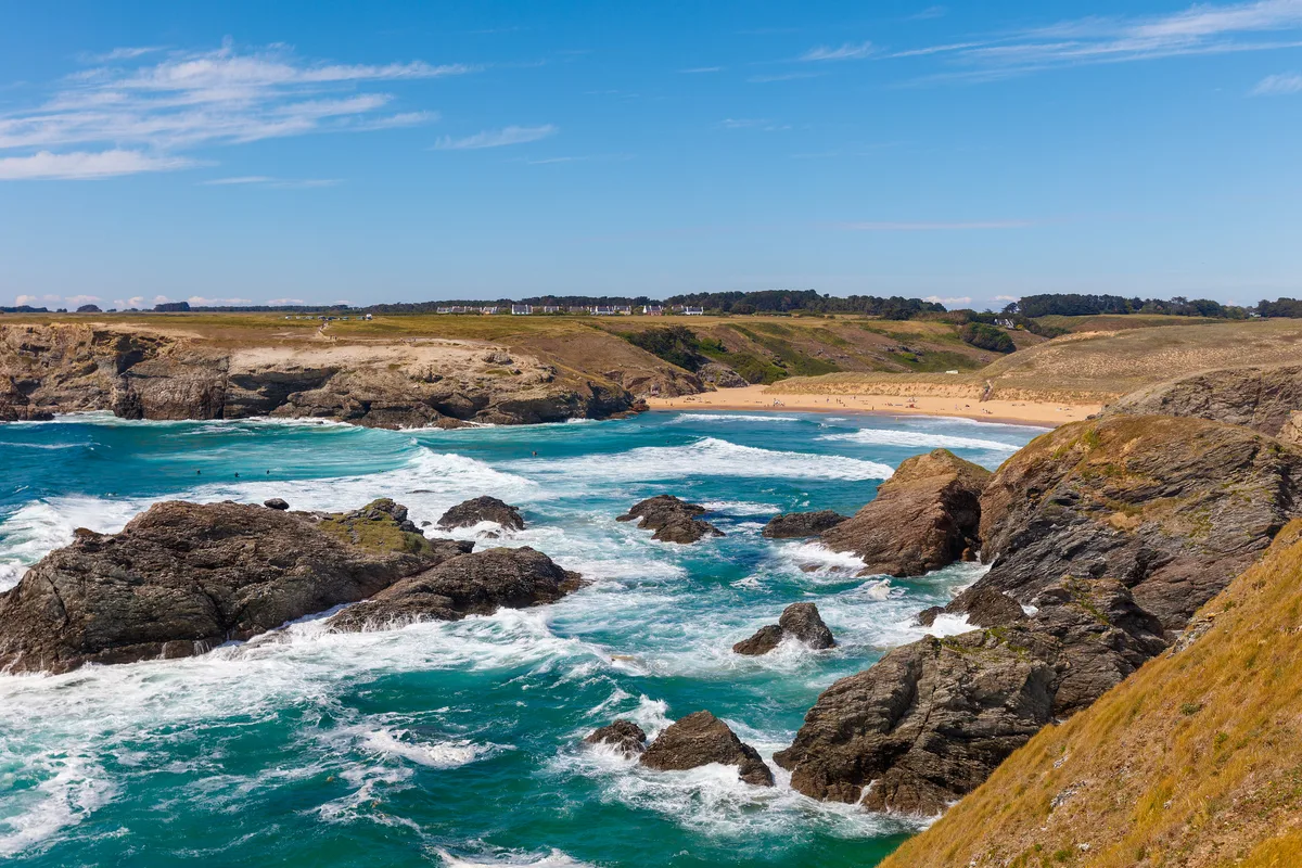 Playa de Donnant, Bangor, Brittany, Francia — 4