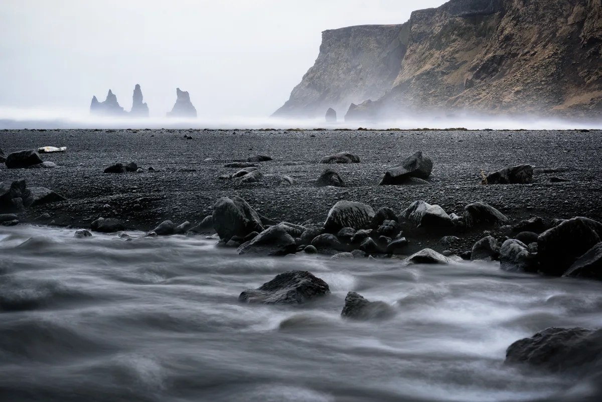 Háifjara Beach, Mýrdalshreppur, South Iceland, Iceland