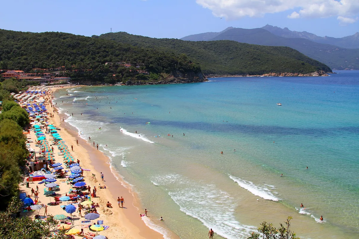 Forno Beach, Portoferraio, Tuscany, Italie — 4