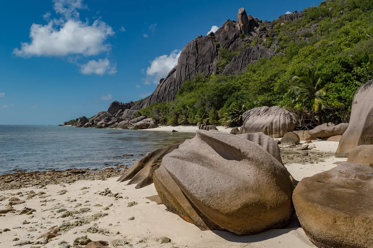 Plage de l'Anse aux Cèdres, La Digue, Seychelles Inner Islands, Seychelles — 5