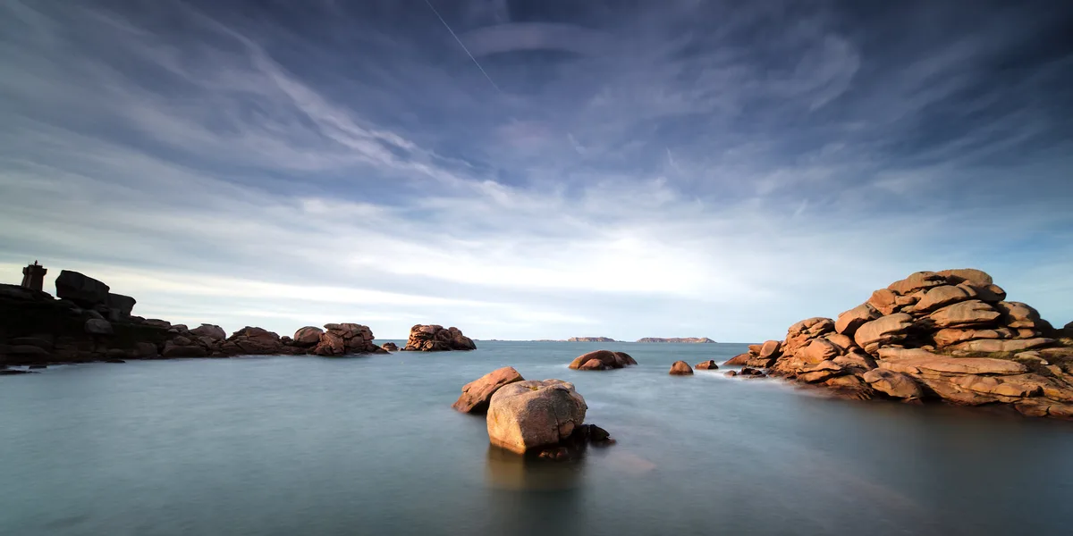 Pors-Rolland-Strand, Trégastel, Brittany, Frankreich — 6