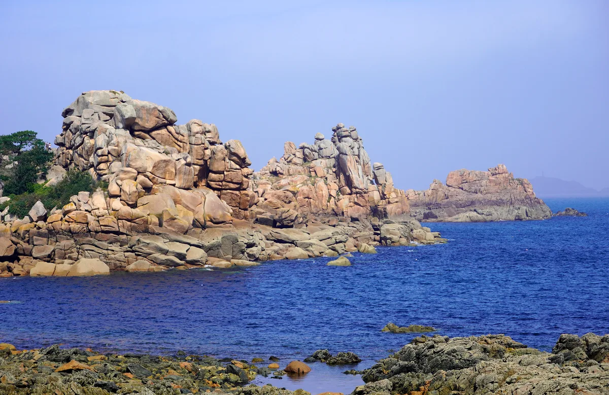 Pors-Rolland-Strand, Trégastel, Brittany, Frankreich — 4