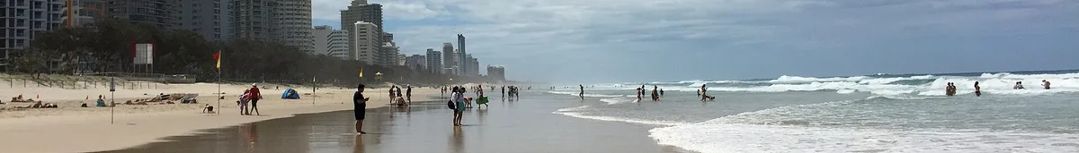 Plage de Surfers Paradise, City of Gold Coast, Australian East Coast, Australie — 2