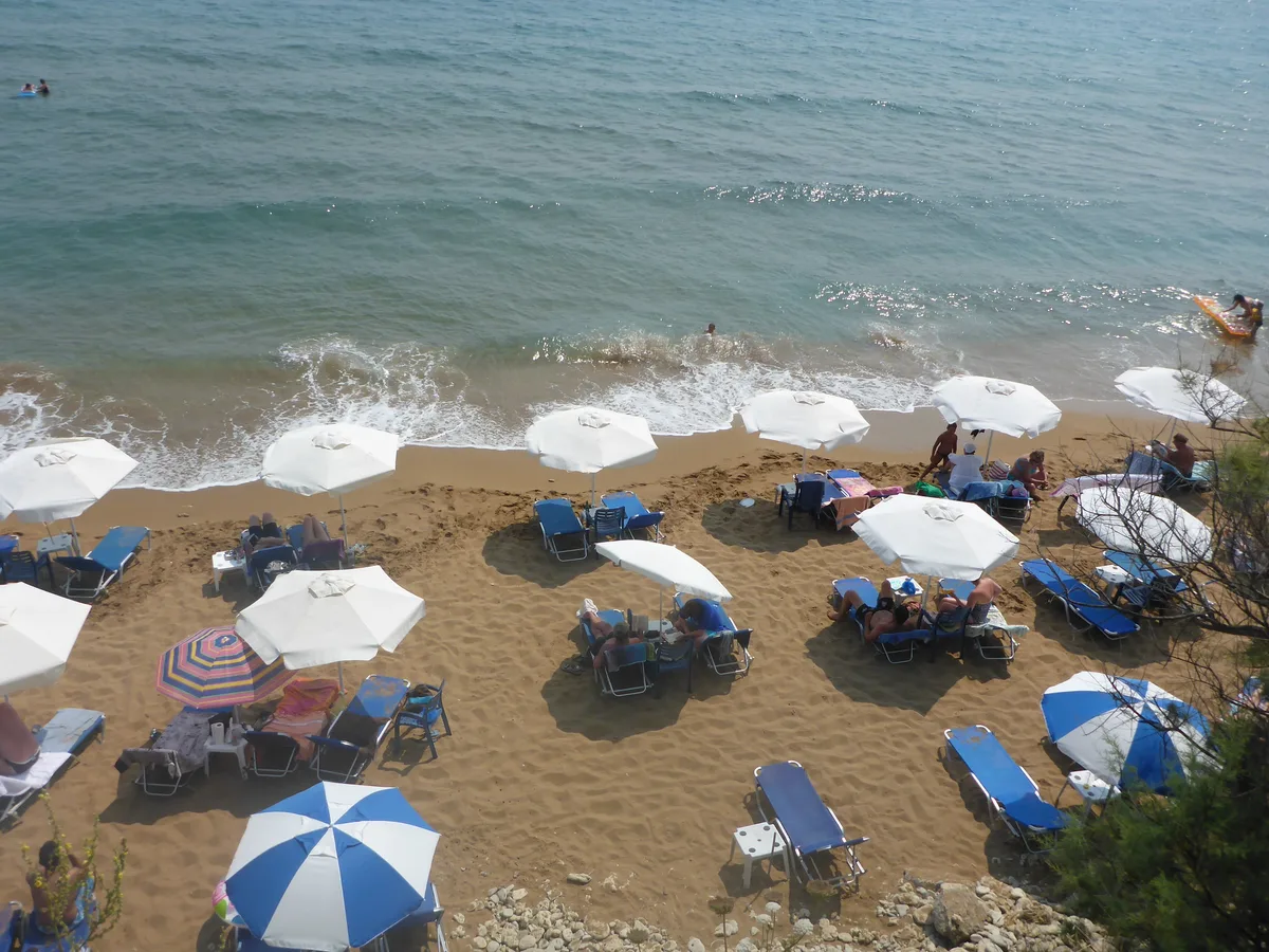 Playa de Agios Georgios Argyradon, Argyrades, Ionian Islands, Grecia — 4