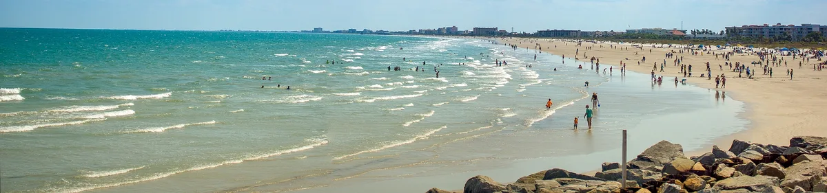 Jetty Park Beach, Cape Canaveral, Florida Atlantic, Vereinigte Staaten