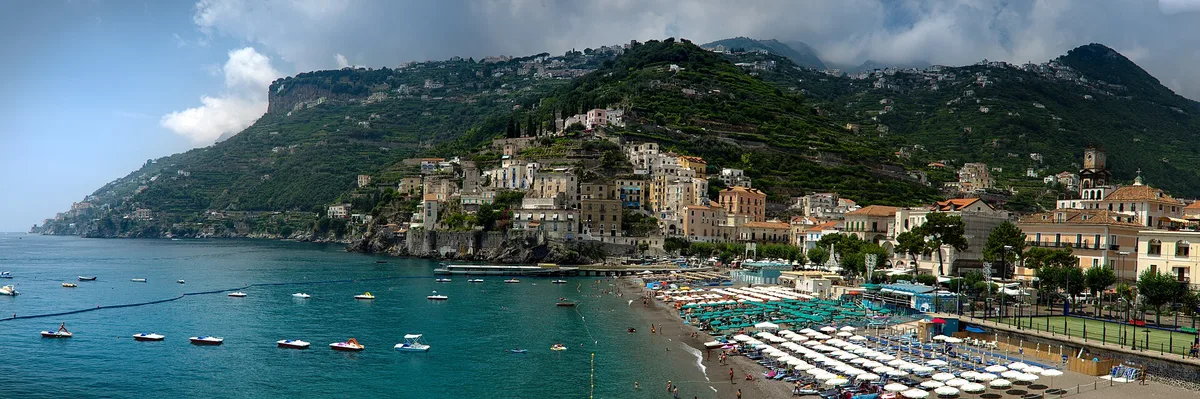 Plage de Minori, Minori, Campania, Italie — 4