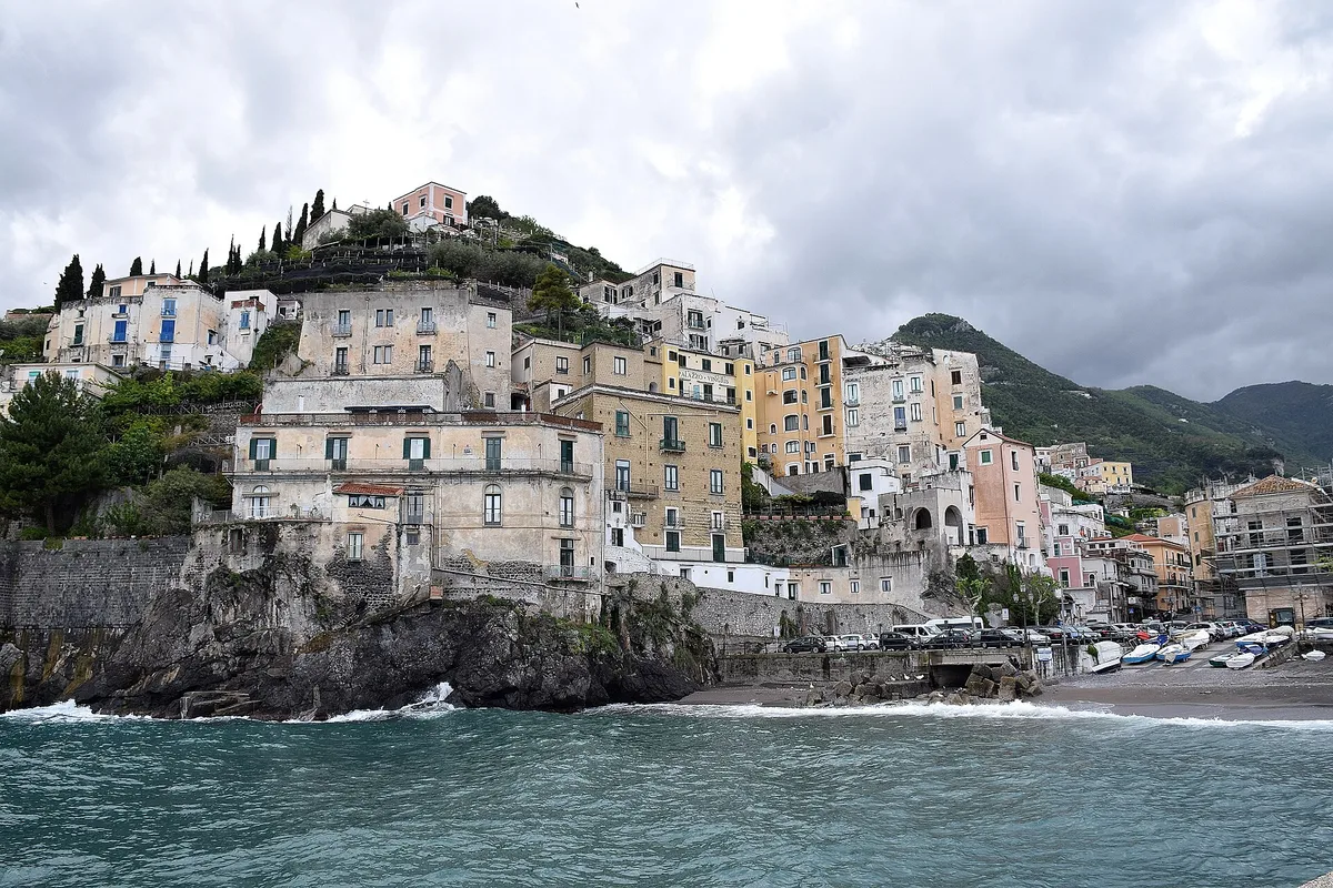 Plage de Minori, Minori, Campania, Italie — 3