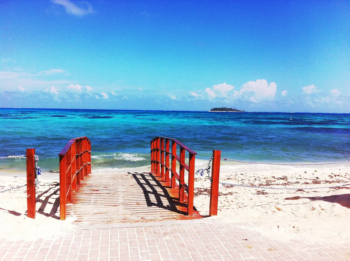 Haynes Cay-Strand, San Andrés, Colombian Caribbean, Kolumbien