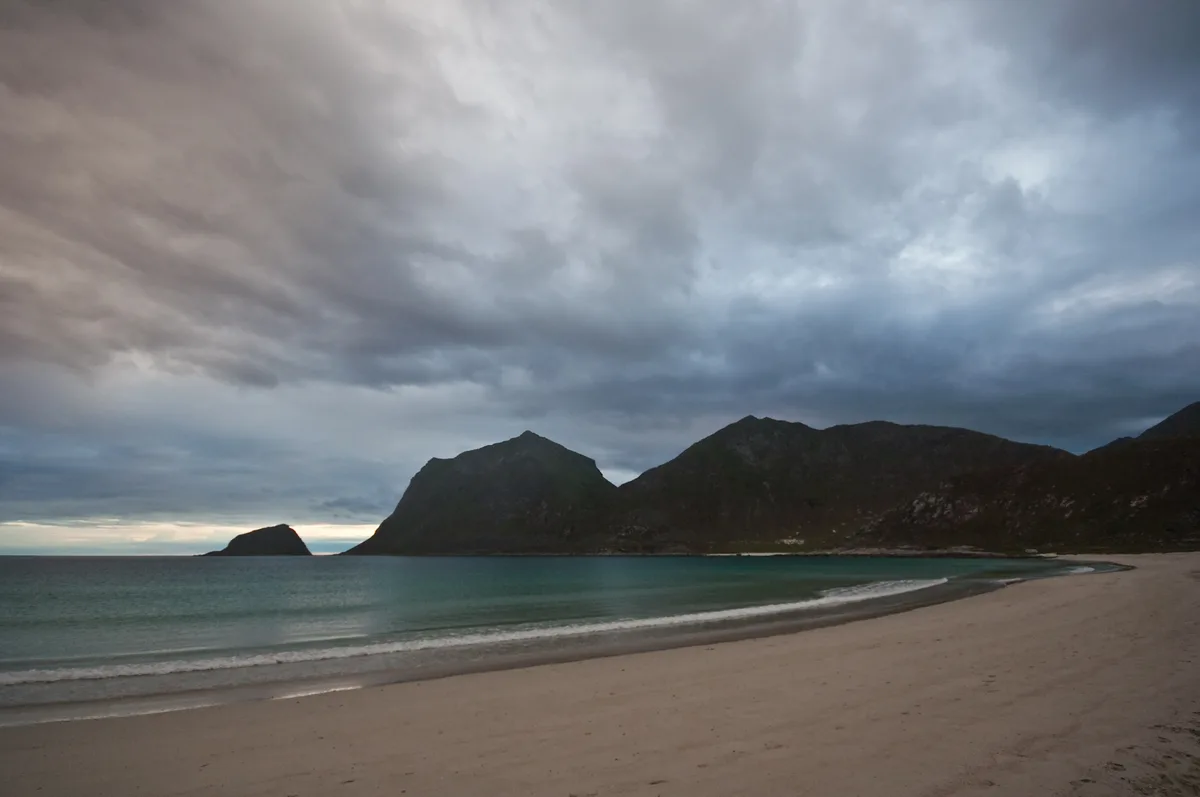 Vik-Strand, Vestvågøy, Norwegian Sea, Norwegen — 2