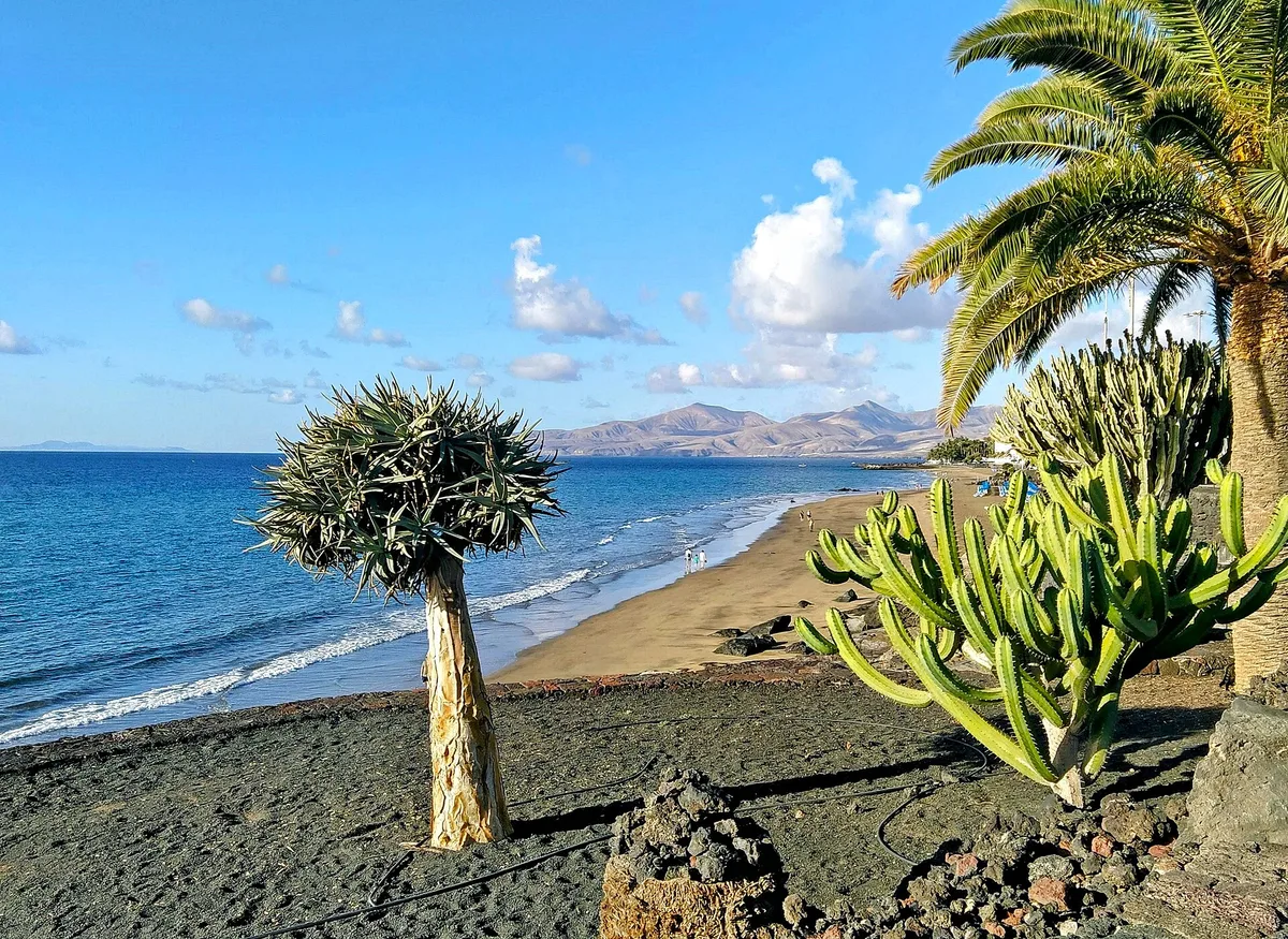 Playa Grande Beach, Tías, Canary Islands, Spain — 3