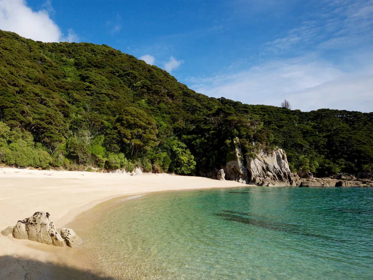 Anapai-strand, Tasman District, Nelson-Tasman, Nieuw-Zeeland