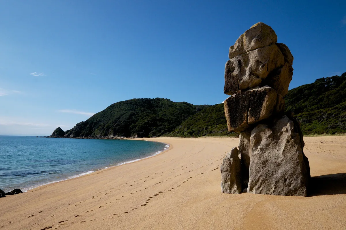 Anapai-strand, Tasman District, Nelson-Tasman, Nieuw-Zeeland — 5