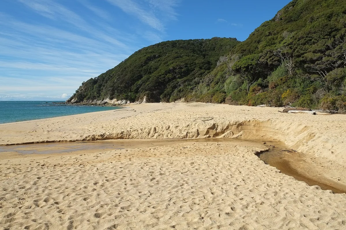 Anapai-strand, Tasman District, Nelson-Tasman, Nieuw-Zeeland — 6