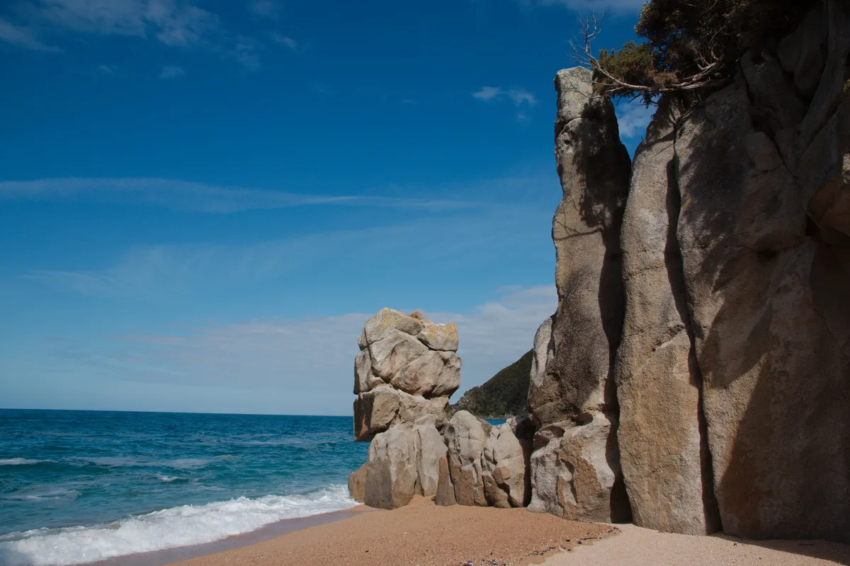 Anapai-strand, Tasman District, Nelson-Tasman, Nieuw-Zeeland — 4