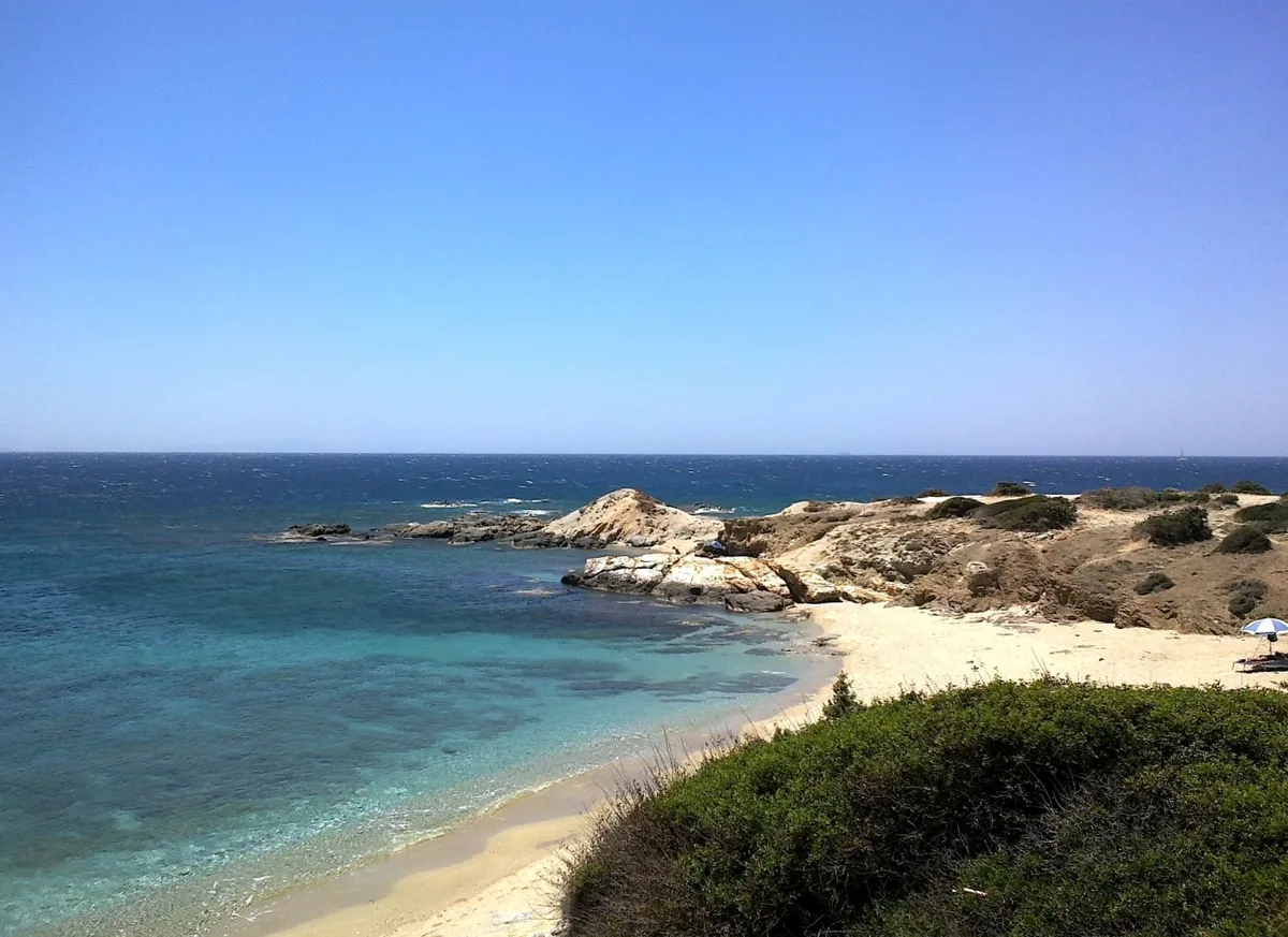 Plage d'Alyko, Naxos, Cyclades, Grèce — 2