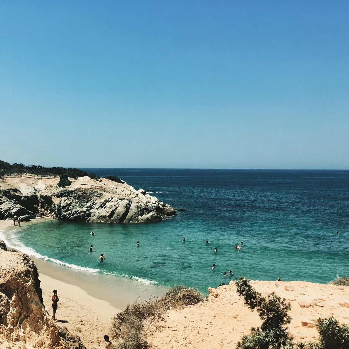 Plage d'Alyko, Naxos, Cyclades, Grèce — 6
